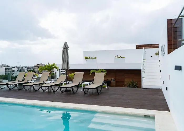 1br At Dk52 Sea View Rooftop With Jacuzzi And Pool Apartment Playa del Carmen