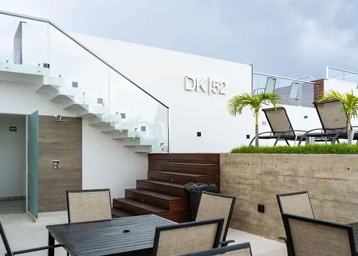 1br At Dk52 Sea View Rooftop With Jacuzzi And Pool Playa del Carmen